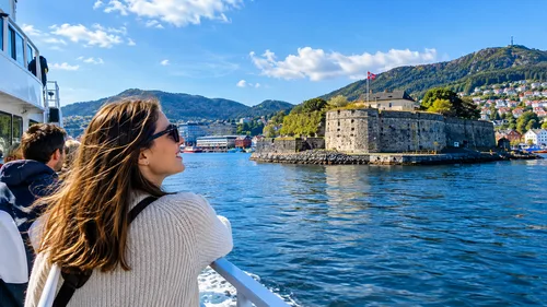 Cruising Past the Harbor Fort